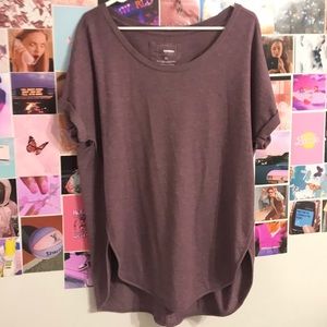 Maroon Short Sleeve Top